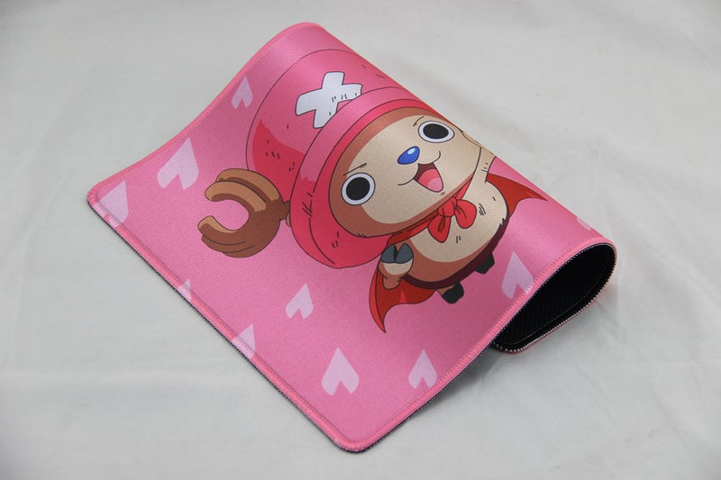 BBC Large 12x10 inch One Piece Chopper Tony Tony Chopper Deer Cute Pink Anime Gaming Mouse Pad with Enhanced Precision, Cloth + Rubber Material, Waterproof, Non-Skid - Image 3